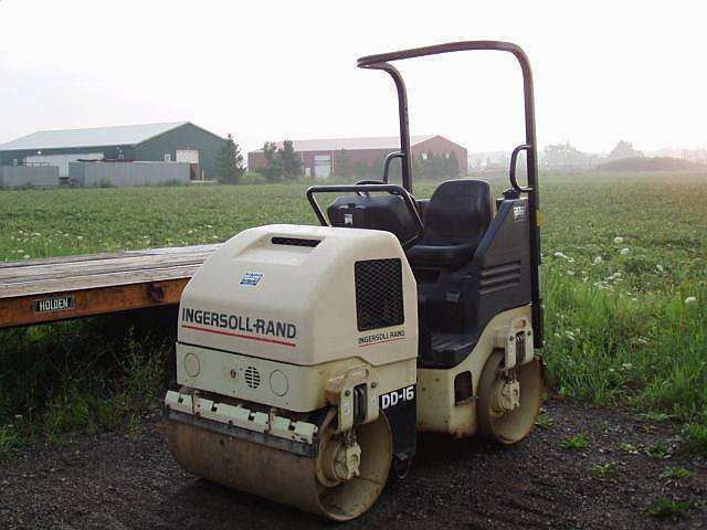 Compactadora De Doble Rodillo Ingersoll-rand DD16