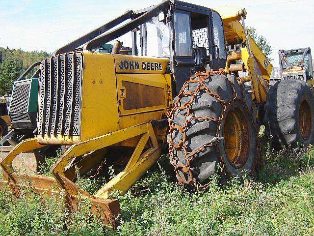 Forestales Maquinas Deere 648D