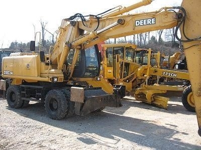 Excavadora Sobre Ruedas Deere 210C