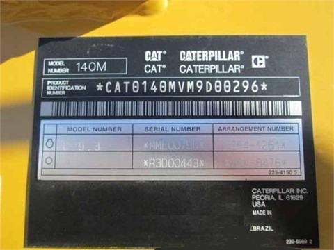 Motoconformadoras Caterpillar 140M de segunda mano Ref.: 1414688935590983 No. 4