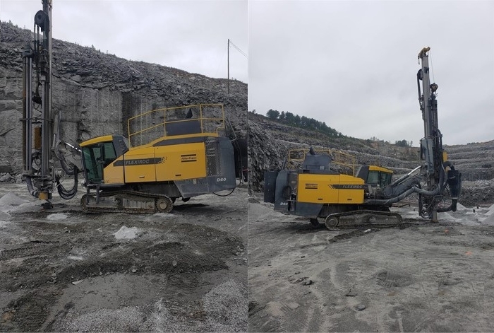 Perforadoras Atlas Copco FLEXIROC D60