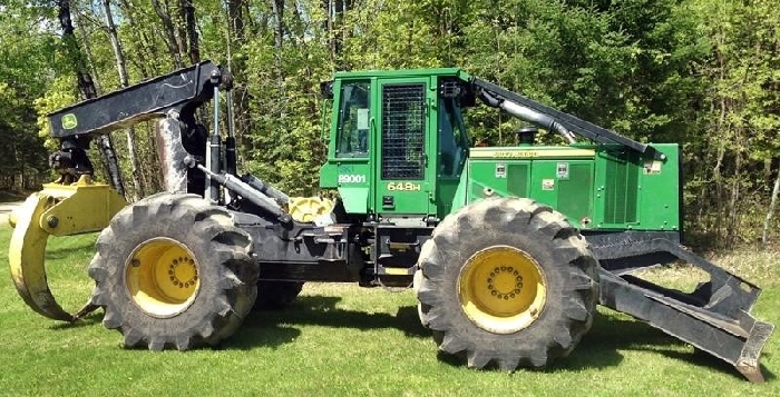 Forestales Maquinas Deere 648H