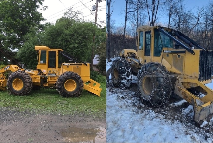 Forestales Maquinas Deere 548G